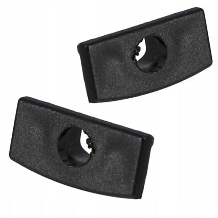 Įleidžiamas profilis LED juostoms, 1 m, juodas/baltas