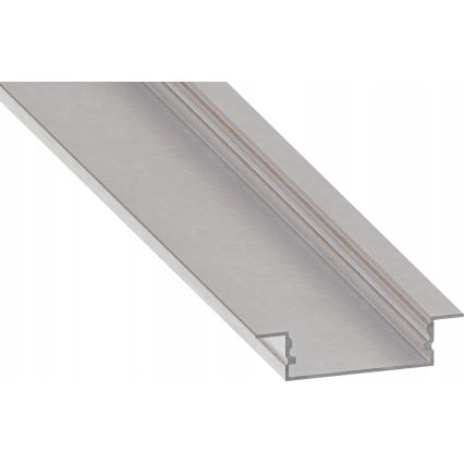 Įleidžiamas profilis LED juostoms 1 m sidabrinis/baltas