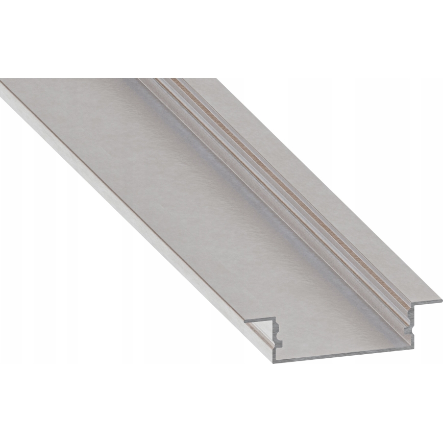 Įleidžiamas profilis LED juostoms 1 m sidabrinis/baltas