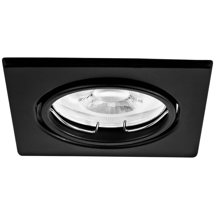 Įleidžiamas šviestuvas 1xGU10/MR16/10W/230V 9x9 cm juodas