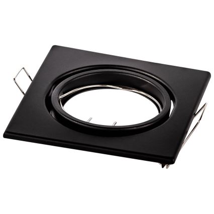 Įleidžiamas šviestuvas 1xGU10/MR16/10W/230V 9x9 cm juodas