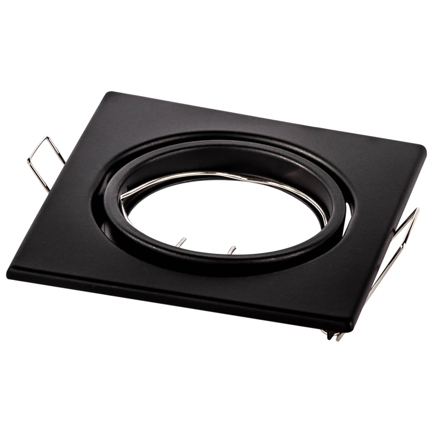 Įleidžiamas šviestuvas 1xGU10/MR16/10W/230V 9x9 cm juodas