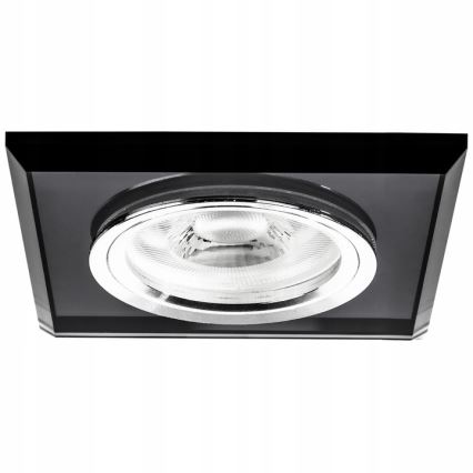 Įleidžiamas šviestuvas 1xGU10/MR16/10W/230V 9x9 cm juodas