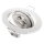 Įleidžiamas šviestuvas 1xGU10/MR16/10W/230V, skersmuo 9 cm, baltas