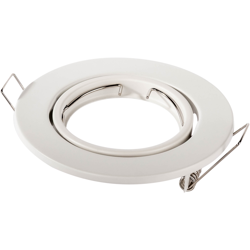 Įleidžiamas šviestuvas 1xGU10/MR16/10W/230V, skersmuo 9 cm, baltas