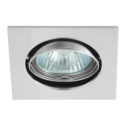 Įleidžiamas šviestuvas 1xGU5,3/50W/12V matinis chromas