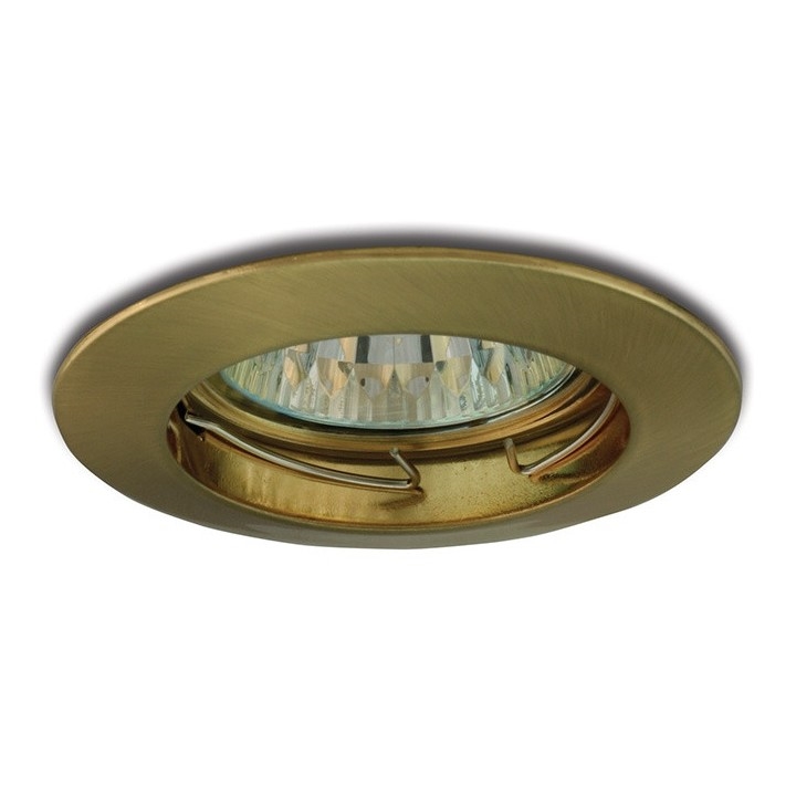 Įleidžiamas šviestuvas 1xGU5,3/50W/12V žalvaris