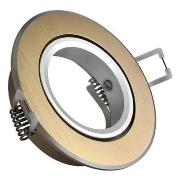 Įleidžiamas šviestuvas EAST OPAL 1xGU10/8W/230V diametras 8,5 cm auksas