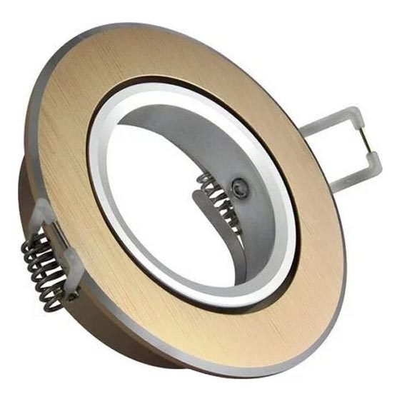 Įleidžiamas šviestuvas EAST OPAL 1xGU10/8W/230V diametras 8,5 cm auksas