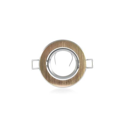 Įleidžiamas šviestuvas EAST OPAL 1xGU10/8W/230V diametras 8,5 cm auksas