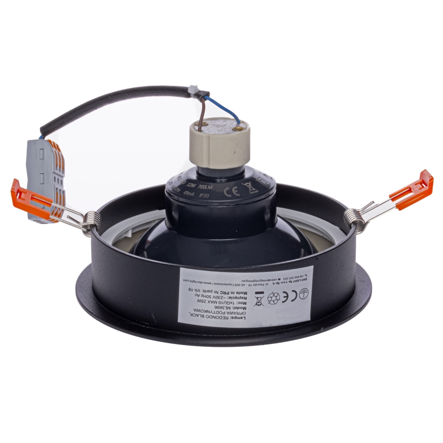 Įleidžiamas šviestuvas REDONDO 1xAR111 - GU10/25W/230V