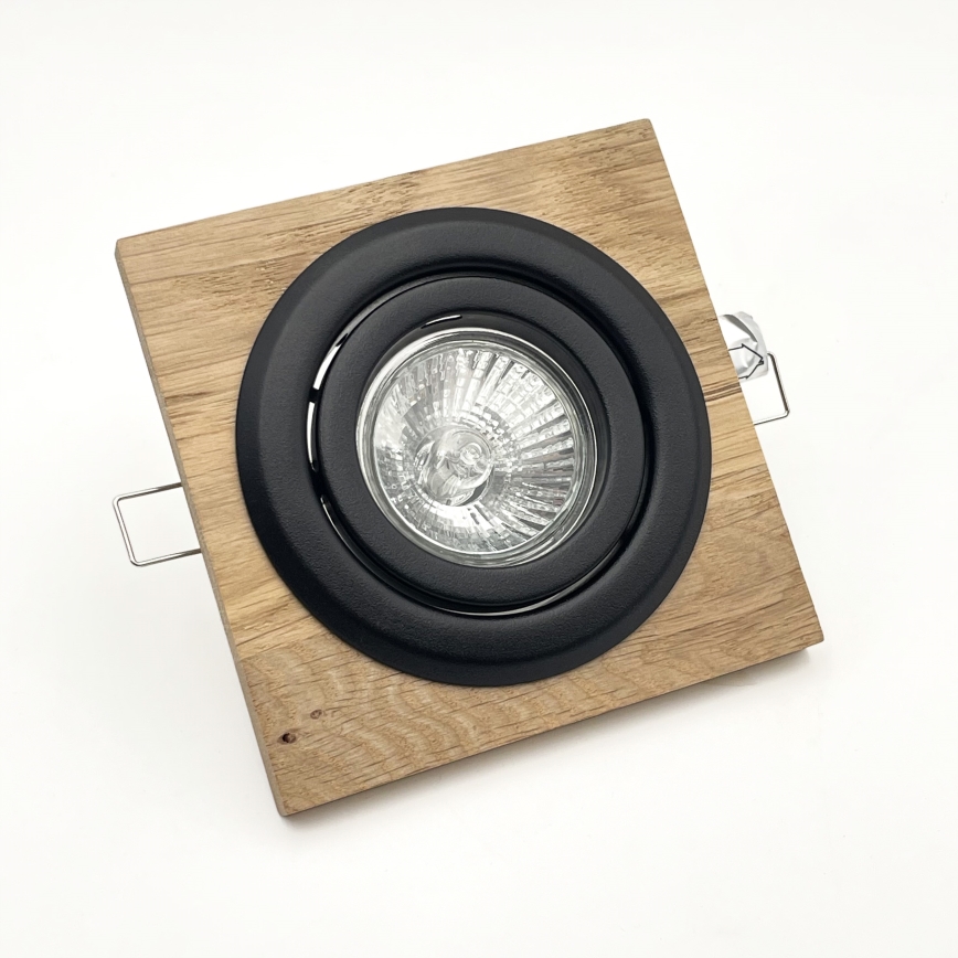 Įleidžiamas šviestuvas TOBBY 1xG9/20W/230V 11,5x11,5 cm ąžuolas/juoda