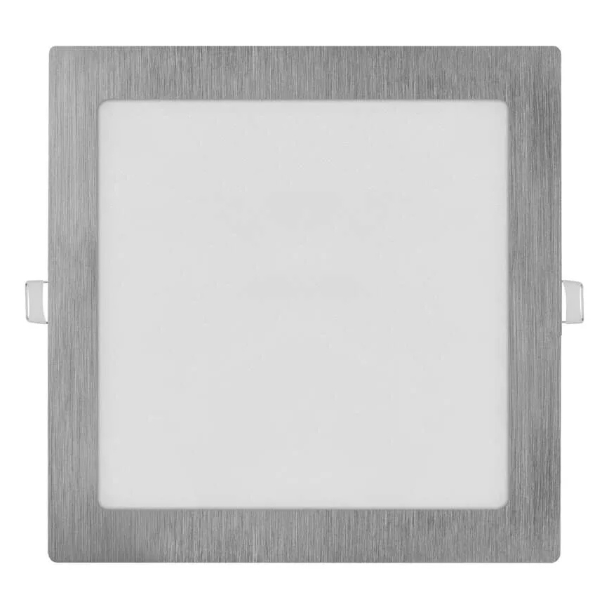 Įleidžiamasis LED šviestuvas NEXXO LED/18W/230V 3000/3500/4000K sidabro spalvos 22,5x22,5 cm