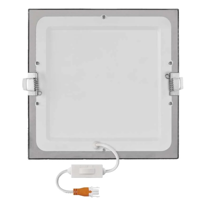 Įleidžiamasis LED šviestuvas NEXXO LED/18W/230V 3000/3500/4000K sidabro spalvos 22,5x22,5 cm