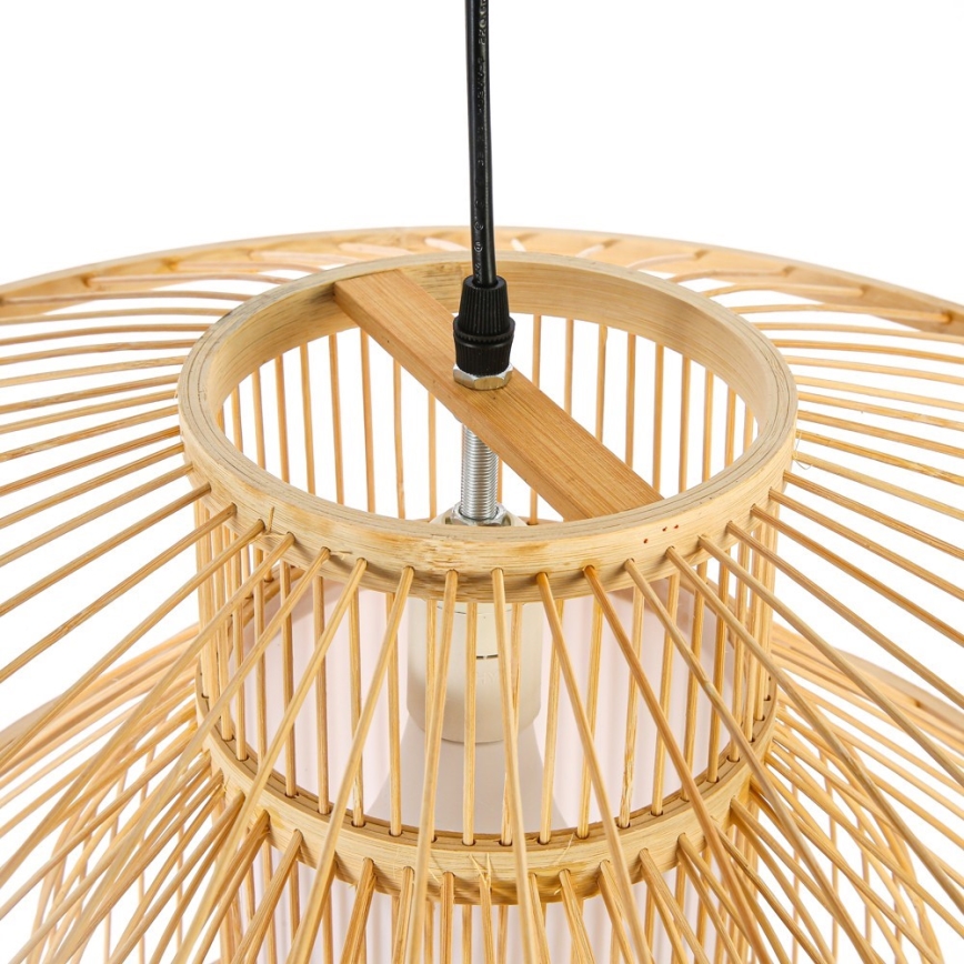 Pakabinamas sietynas PINCHOS 1xE27/40W/230V diametras 50 cm bambukas