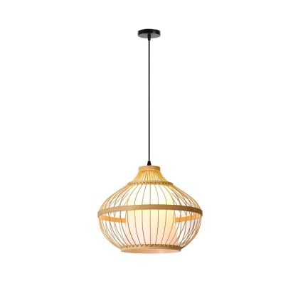 Pakabinamas sietynas PINCHOS 1xE27/40W/230V diametras 40 cm bambukas