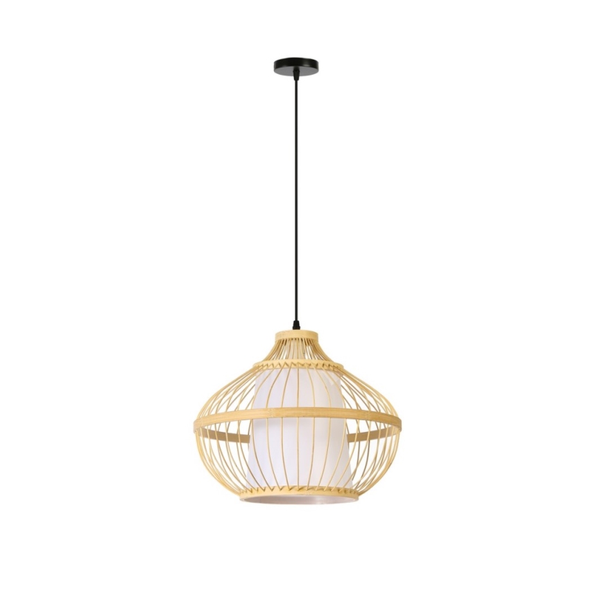 Pakabinamas sietynas PINCHOS 1xE27/40W/230V diametras 40 cm bambukas
