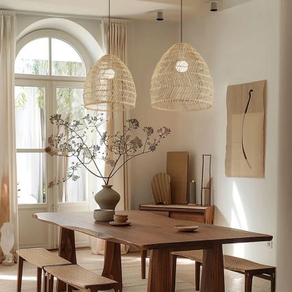 Pakabinamas šviestuvas su laidu BOHO DELICADO 1xE27/40W/230V, skersmuo 38 cm