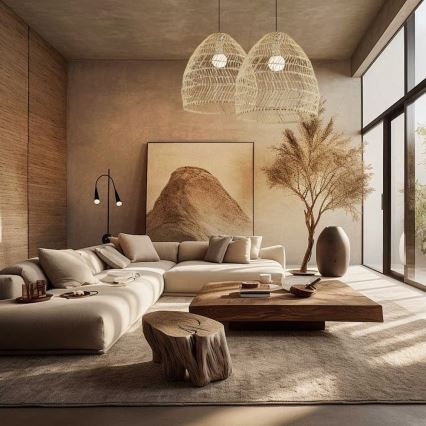 Pakabinamas šviestuvas su laidu BOHO DELICADO 1xE27/40W/230V, skersmuo 38 cm