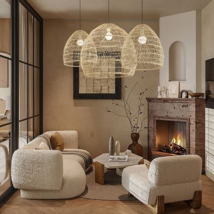 Pakabinamas šviestuvas su laidu BOHO DELICADO 1xE27/40W/230V, skersmuo 38 cm