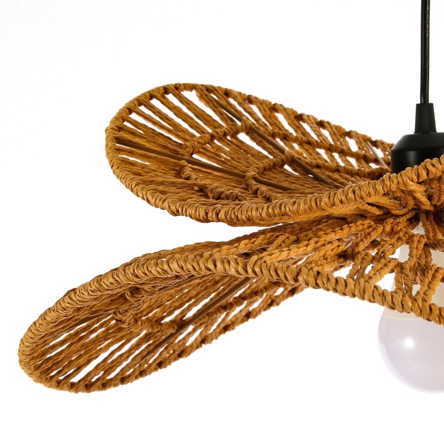 Pakabinamas sietynas MARIPOSA 1xE27/40W/230V diametras 80 cm džiutas