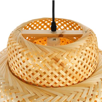Pakabinamas sietynas HILO 1xE27/40W/230V diametras 38 cm bambukas