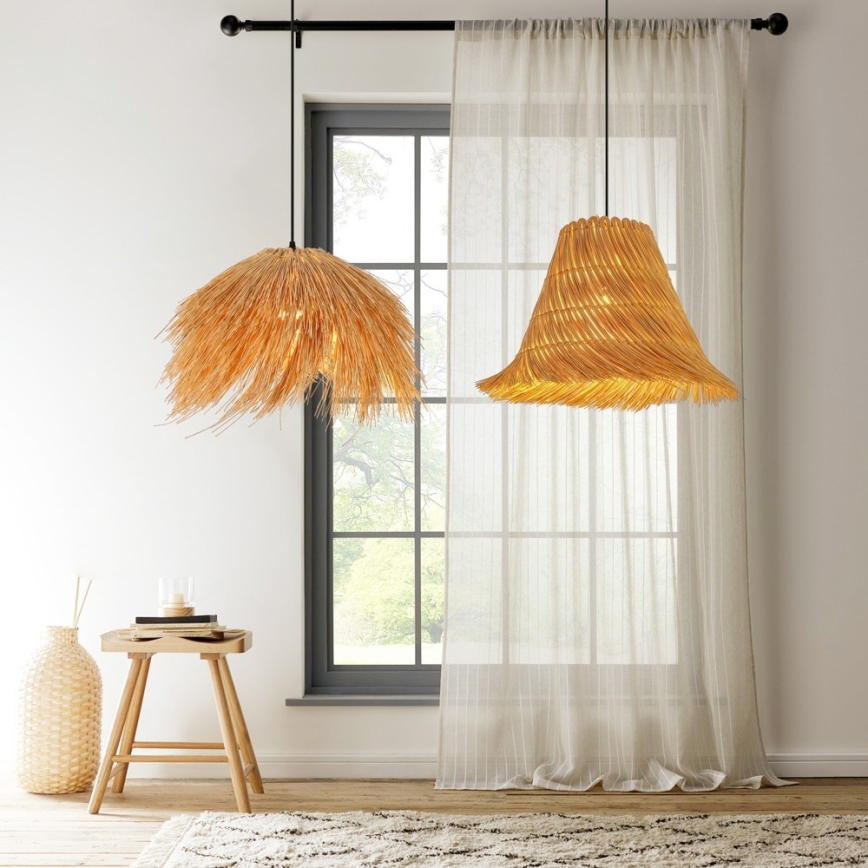 Pakabinamas sietynas NATURALEZA 1xE27/40W/230V diametras 55 cm rotangas