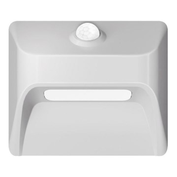 Immax 08308L - LED įkraunamas laiptų šviestuvas su jutikliu STEP LIGHT LED/0,3W/3,7V 2200 mAh IP53 baltas