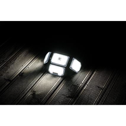 LED saulės energijos sieninis šviestuvas su jutikliu LED/5W/5,5V IP65