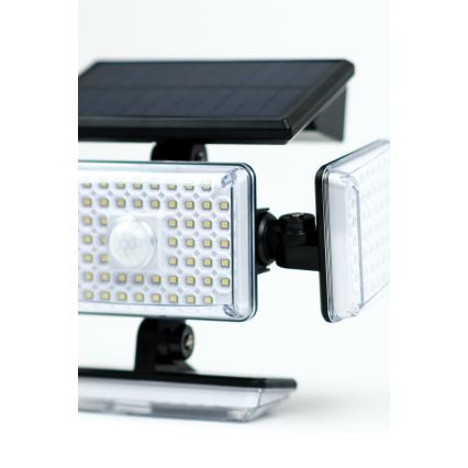 LED saulės energijos sieninis šviestuvas su jutikliu LED/5W/5,5V IP65