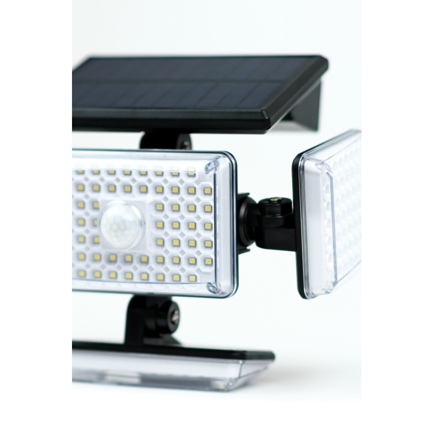LED saulės energijos sieninis šviestuvas su jutikliu LED/5W/5,5V IP65