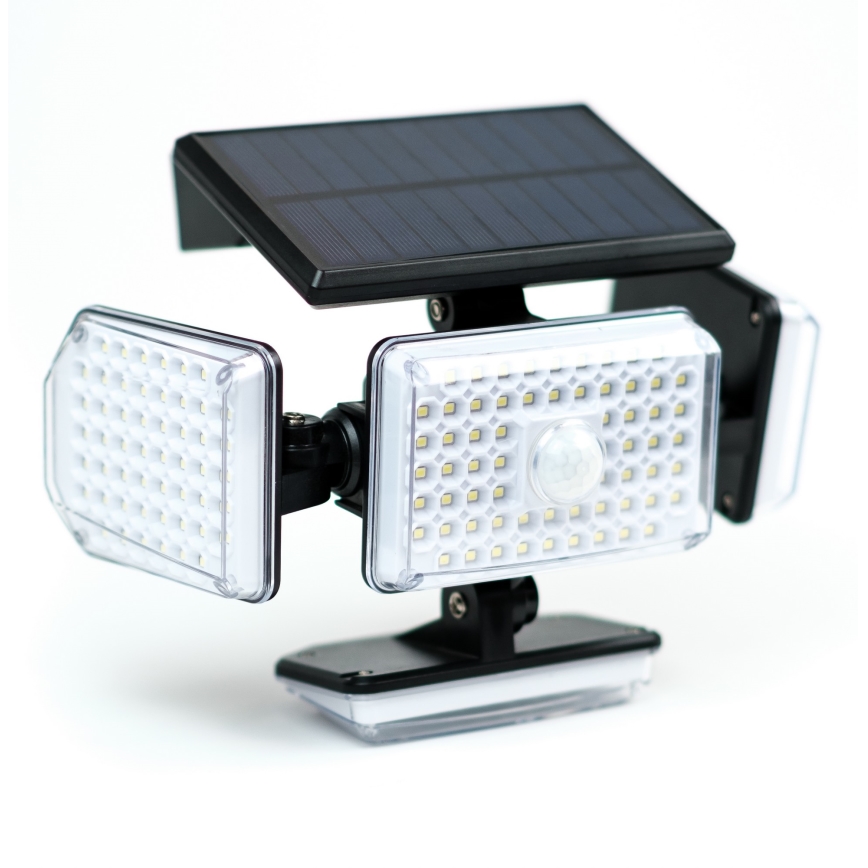 LED saulės energijos sieninis šviestuvas su jutikliu LED/5W/5,5V IP65