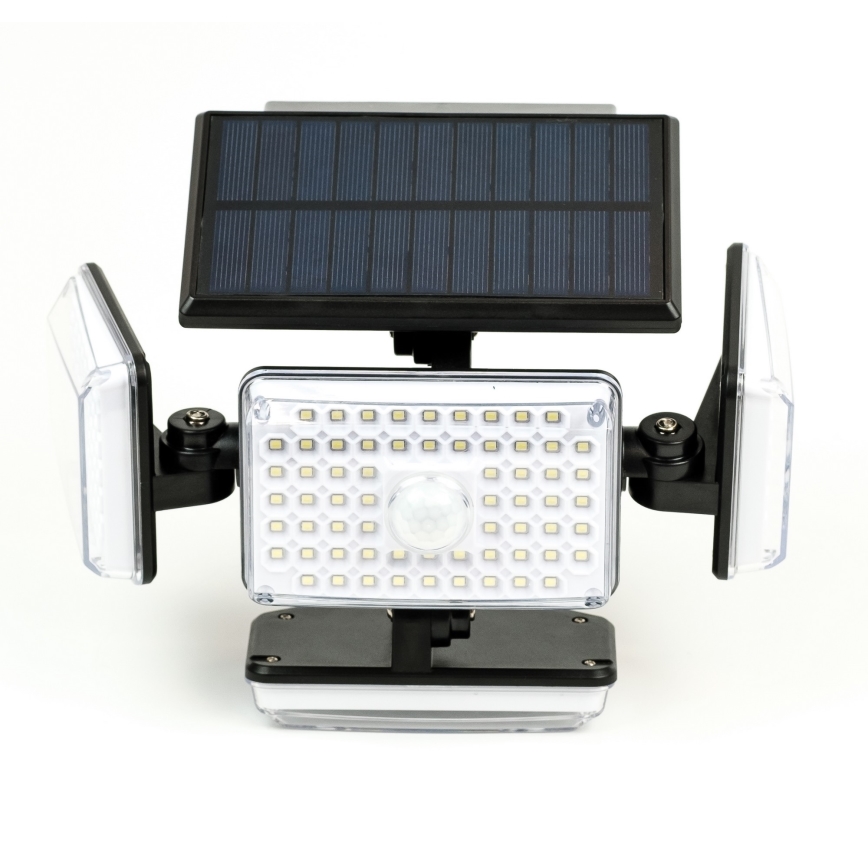 LED saulės energijos sieninis šviestuvas su jutikliu LED/5W/5,5V IP65