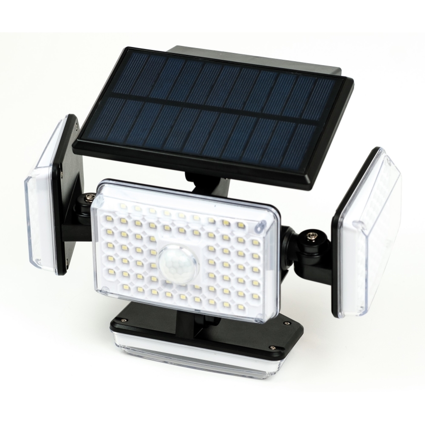 LED saulės energijos sieninis šviestuvas su jutikliu LED/5W/5,5V IP65