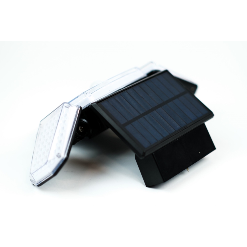 LED saulės energijos sieninis šviestuvas su jutikliu LED/5W/5,5V IP65