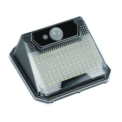 LED saulės energijos sieninis šviestuvas su jutikliu LED/3W/5,5V IP65