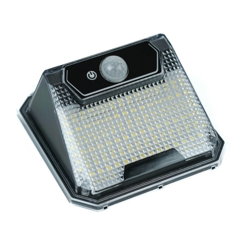 LED saulės energijos sieninis šviestuvas su jutikliu LED/3W/5,5V IP65