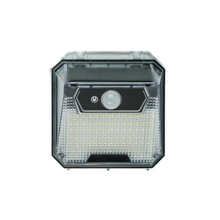 LED saulės energijos sieninis šviestuvas su jutikliu LED/3W/5,5V IP65