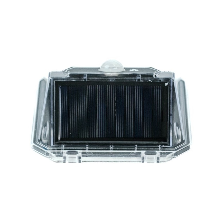 LED saulės energijos sieninis šviestuvas su jutikliu LED/3W/5,5V IP65