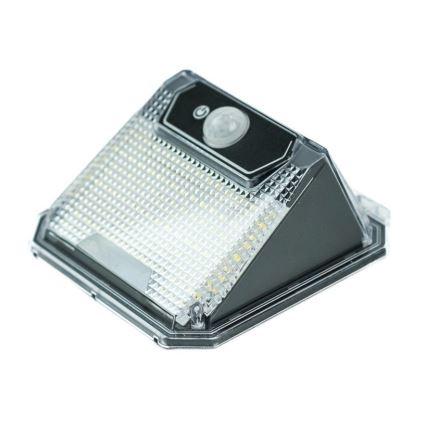 LED saulės energijos sieninis šviestuvas su jutikliu LED/3W/5,5V IP65