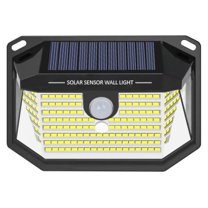 LED Saulės energijos sieninis šviestuvas su jutikliu LED/4W/5,5V IP65