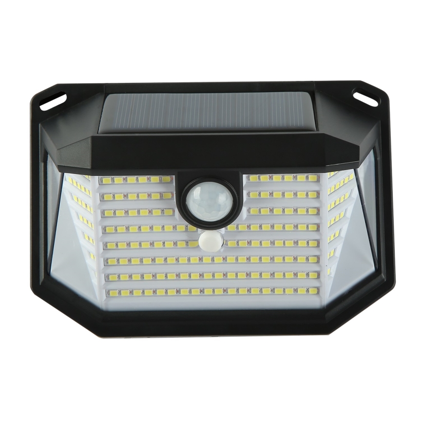 LED saulės energijos sieninis šviestuvas su jutikliu LED/4W/5,5V IP65