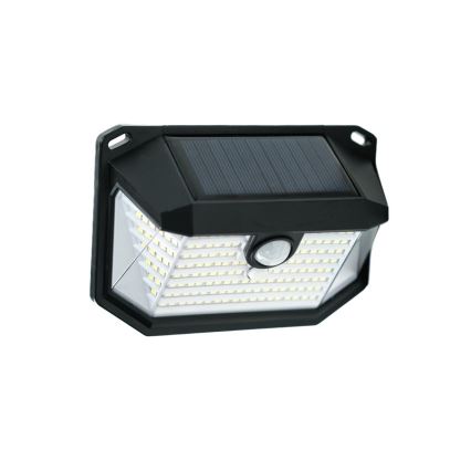 LED saulės energijos sieninis šviestuvas su jutikliu LED/4W/5,5V IP65