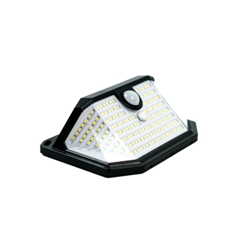 LED saulės energijos sieninis šviestuvas su jutikliu LED/4W/5,5V IP65