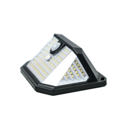 LED saulės energijos sieninis šviestuvas su jutikliu LED/4W/5,5V IP65