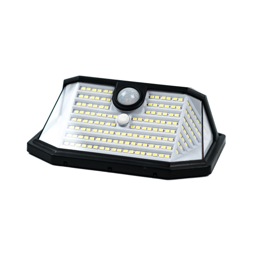 LED saulės energijos sieninis šviestuvas su jutikliu LED/4W/5,5V IP65
