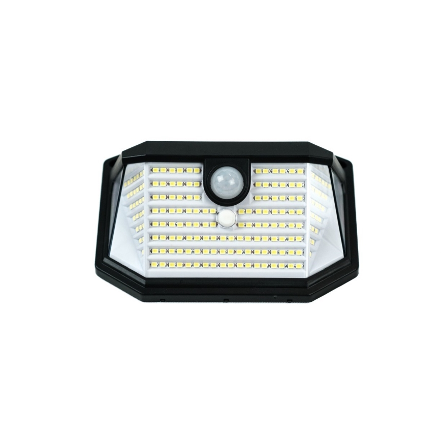LED saulės energijos sieninis šviestuvas su jutikliu LED/4W/5,5V IP65