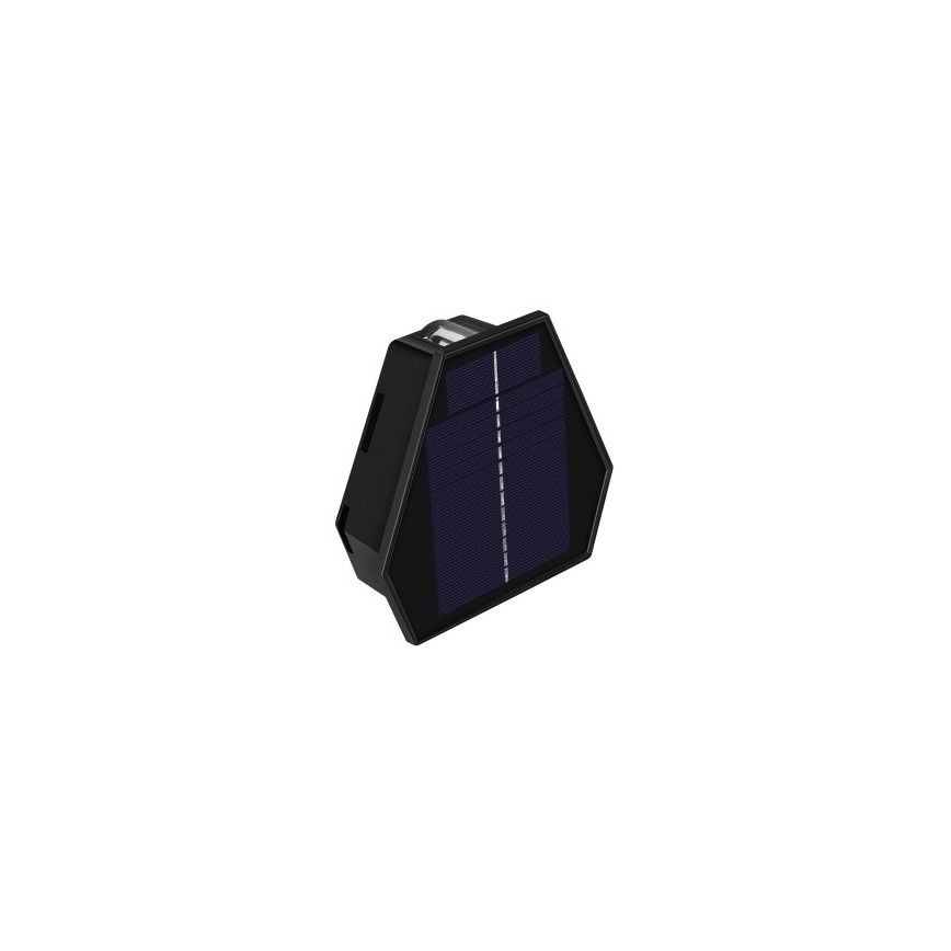 LED Saulės energijos sieninis šviestuvas su jutikliu LED/2W/5V IP54