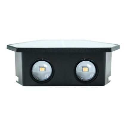 LED Saulės sieninis šviestuvas su jutikliu LED/2W/5V IP54 1300 mAh