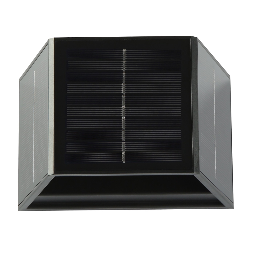 LED Saulės sieninis šviestuvas su jutikliu LED/2W/5V IP54 1300 mAh